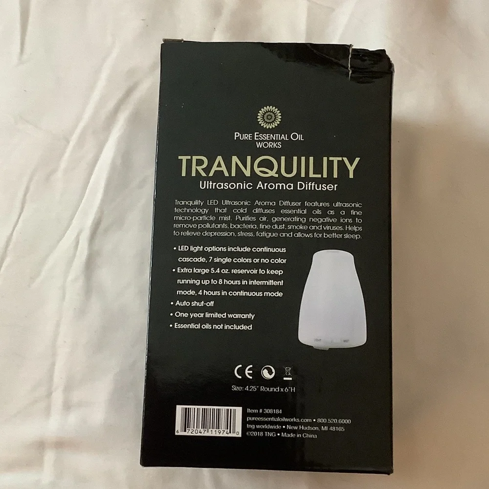 Tranquility Ultrasonic Aroma Diffuser - Blue
